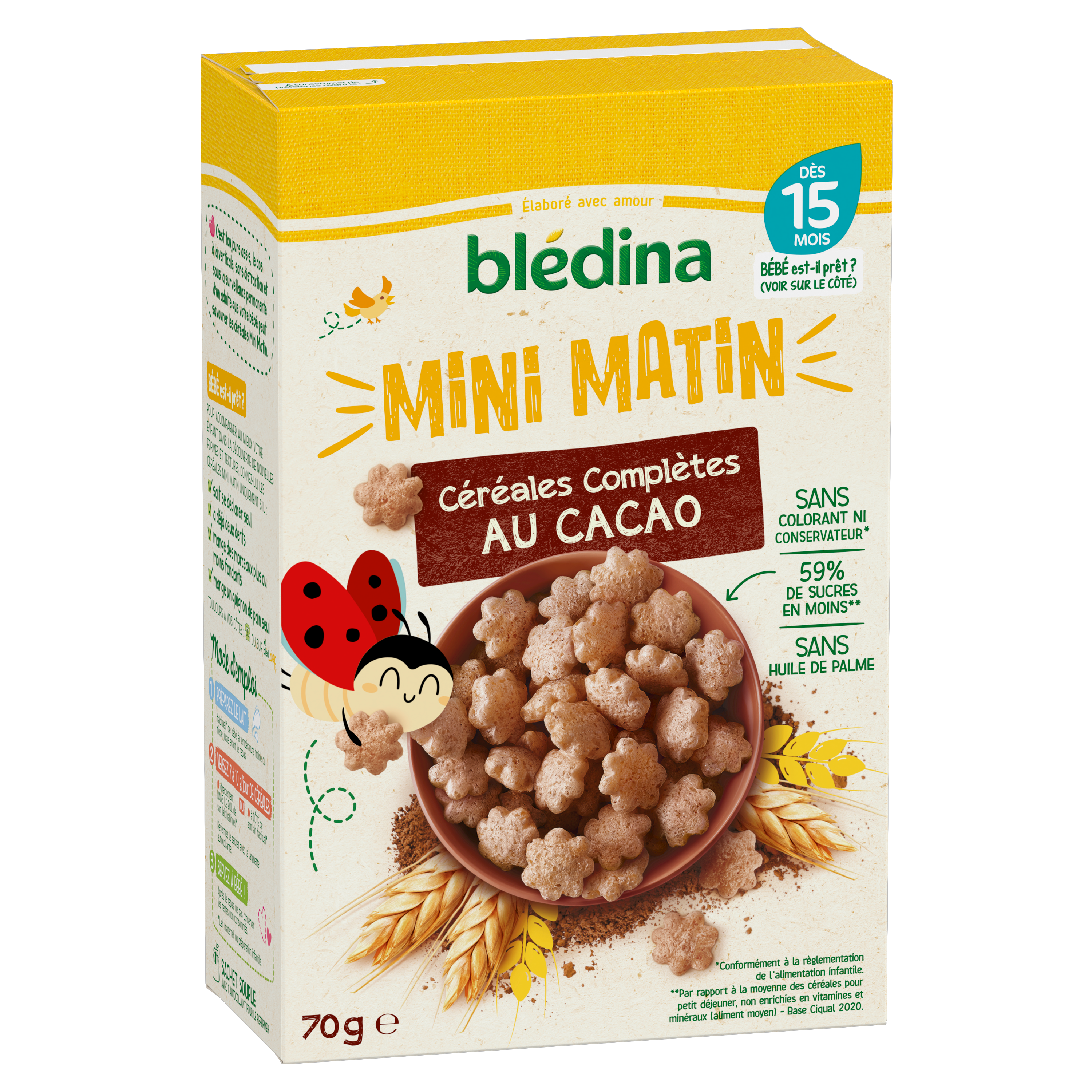 Blédina-Bledina-Cacao-15m+-70 ml