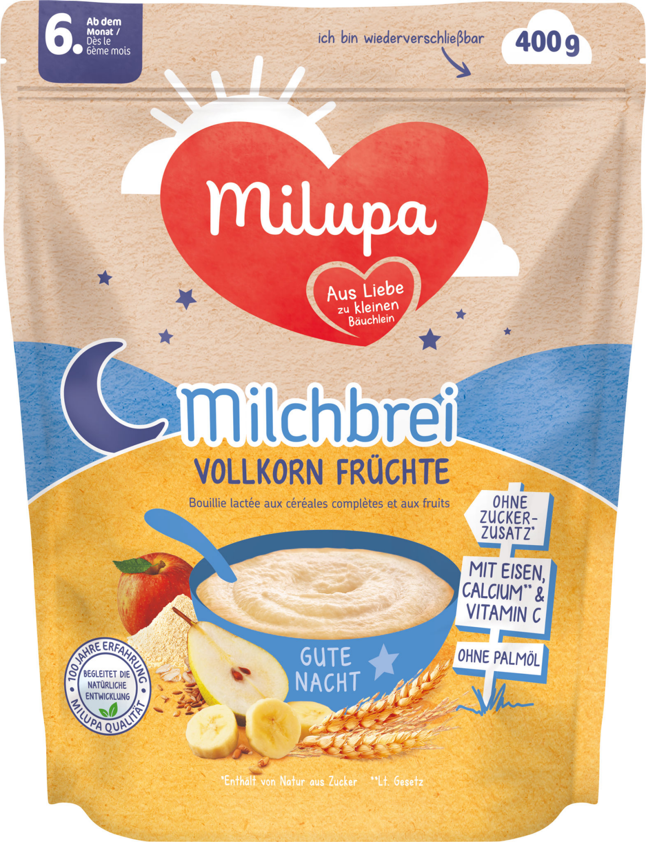 DE Milchbrei Vollkorn Fruechte 