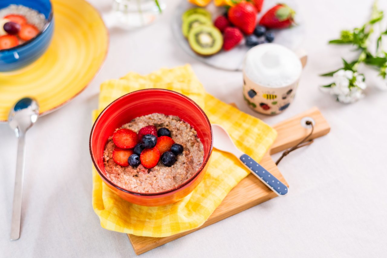 Frühstücksbrei und Kinderccino
