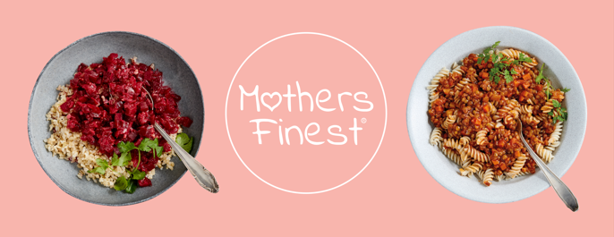 Mothers Finest mit zwei Nudelgerichten